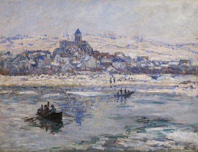 Vétheuil im Winter von Claude Monet